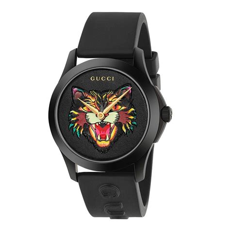 gucci cat face watch